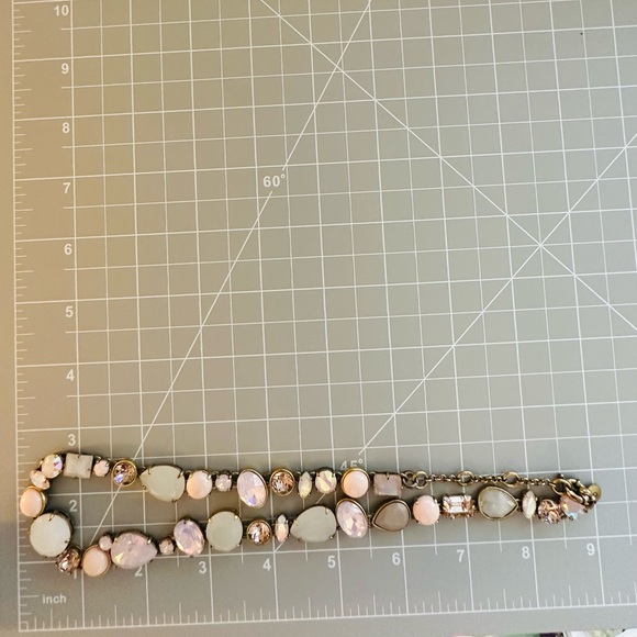 🔥 Rare Vintage JCrew Brûlée Iridescent Statement Necklace - Picture 10 of 15